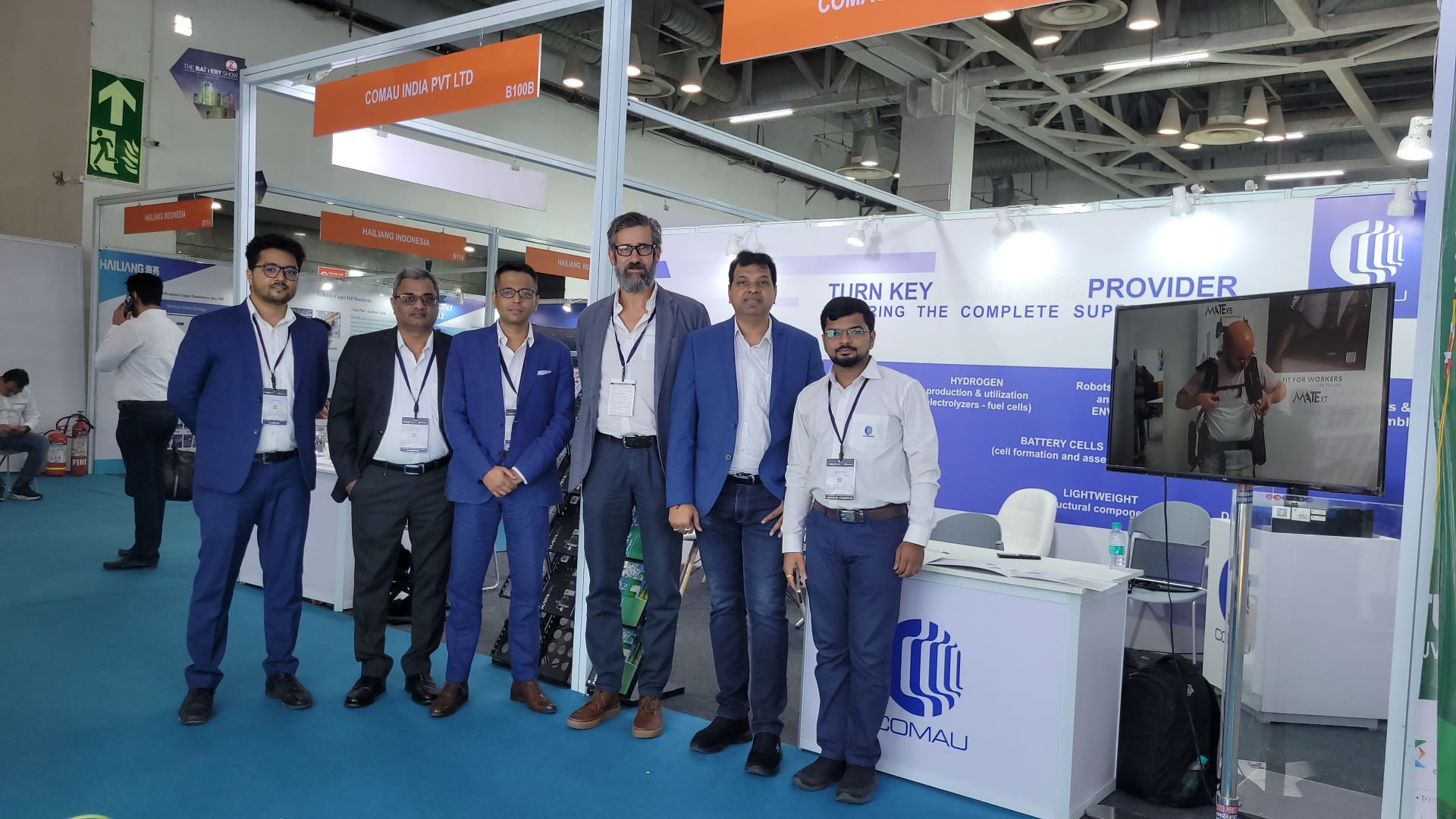 Comau E-Mobility Offer at The Battery Show India 2024